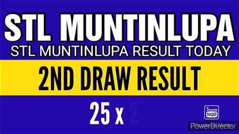 stl result muntinlupa